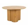  Rosalia Kerek Dohányzóasztal Mdf Natúr Tölgy Furnérral