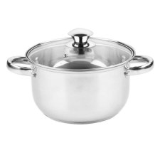 Rosberg Edény Rosberg R51210O24, 5L, 24 cm, Üvegtető gőznyílással, Inox edény