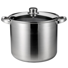 Rosberg Mélyedény Rosberg R51211B26, 26 cm, 11 liter, Indukciós, Fedő, Inox edény
