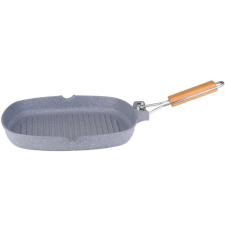 Rosberg Premium RP54316B24 grillserpenyő, 24 cm, indukciós, márvány bevonat, szürke edény