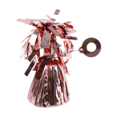Rosegold léggömb, lufi súly party kellék