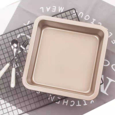 Rosegold négyzet alakú tepsi, tapadásmentes sütés és főzés
