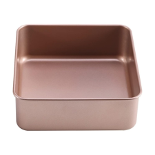  Rosegold négyzet alakú tortaforma, tapadásmentes-18 cm sütés és főzés
