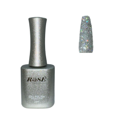 RoseNails Csillogó Ezüst Gél lakk 58 - 7ml lakk zselé
