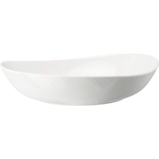 Rosenthal Mélytányér, Rosenthal Junto 21,5x21 cm, fehér tányér és evőeszköz