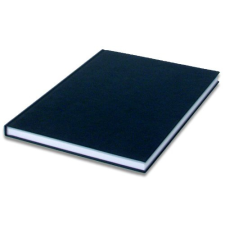 Rössler Papier GmbH and Co. KG Rössler Soho Jegyzetfüzet (A4, 96 lap, kötött) fekete füzet