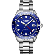 Rotary GB05108/05 Henley GMT men`s 41mm 10ATM, karóra