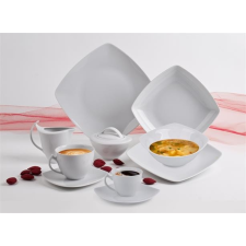 ROTBERG Desszertes tányér,ROTBERG, fehér, 20cm, 6db-os szett, "Quadrate" konyhai eszköz