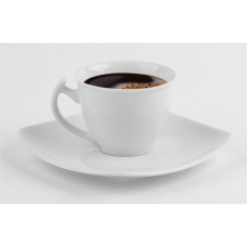 ROTBERG Kávés-teáskészlet, porcelán, négyszögletes, 25 cl, ROTBERG, Quadrate , fehér alapvető élelmiszer