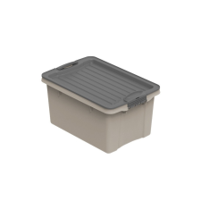  Rotho Eco compact műanyag tároló doboz, 4.5L - cappuccino bútor