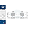 Rotinger fékbetétkészlet, tárcsafék ROTINGER RT 2PD32990