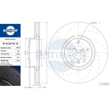 Rotinger féktárcsa ROTINGER RT 21137-GL T3 féktárcsa