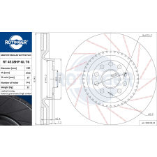 Rotinger féktárcsa ROTINGER RT 4518HP-GL T6 féktárcsa