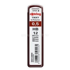 Rotring 0,5mm HB 12db-os nyomósirón betét (NRR0312650) nyomósirón, rotring betét