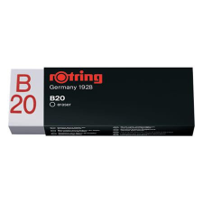 Rotring Radír, papírtokkal, ROTRING &quot;Rapid B20&quot;, fehér radír