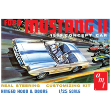 ROUND2 AMT 1/25 1963 Ford Mustang II koncepció sportkocsi modell makett