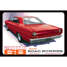 ROUND2 AMT 1/25 1968 Plymouth Road Runner Customizing Kit kocsi modell makett