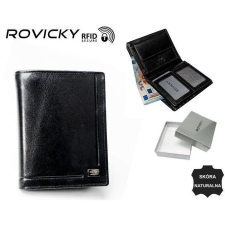  Rovicky Férfi Bőr Pénztárca PC-106-BAR FEKETE- pénztárca