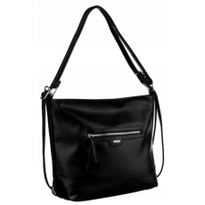  Rovicky Női  VÁLLTÁSKA/ HÁTIZSÁKKÁ ALAKÍTHATÓ -R-073-02-0423 FEKETE-