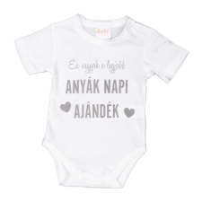 Rövid ujjú Anyák napi baba body kombidressz, body