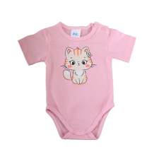 Rövid ujjú baba body cuki Cica mintával kombidressz, body