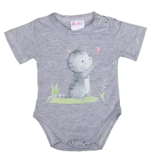 Rövid ujjú baba body cuki Cica mintával (56) kombidressz, body