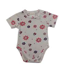  Rövid ujjú baba body cuki Virágos mintával - 56-os méret kombidressz, body