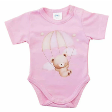 Rövid ujjú baba body rózsaszín maci (80) kombidressz, body