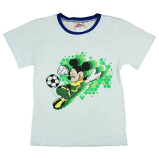 Rövid ujjú kisfiú póló focis Mickey mintával gyerek póló