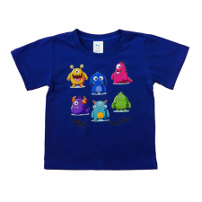  Rövid ujjú póló, Szörnyecskés mintával gyerek póló