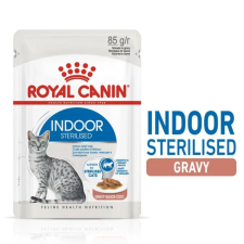 Royal Canin Indoor Sterilised Gravy 85g - macska alutasakos macskaeledel