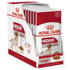 Royal Canin medium adult szószos alutasak 10x140g kutyaeledel