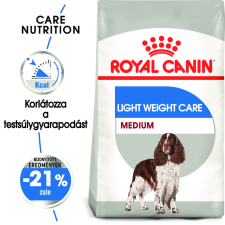 Royal Canin MEDIUM LIGHT WERIGHT CARE - száraztáp hízásra hajlamos, közepes testű felnőtt kutyáknak 12kg kutyaeledel