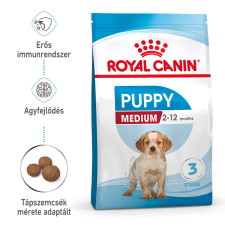 Royal Canin Medium Puppy - Közepes testű kölyök kutya száraz táp 15kg kutyaeledel