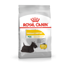 Royal Canin MINI DERMACOMFORT - száraz táp bőrirritációra hajlamos, kistestű felnőtt kutyák részére 3 kg kutyaeledel