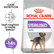 Royal Canin MINI STERILISED - száraz táp ivartalanított, kistestű felnőtt kutyák részére 3kg kutyaeledel