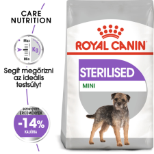 Royal Canin MINI STERILISED - száraz táp ivartalanított, kistestű felnőtt kutyáknak 3kg kutyaeledel