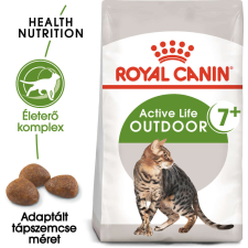 Royal Canin Outdoor 7+ | Szabadba gyakran kijáró, aktív idősödő macska száraztáp 10kg macskaeledel