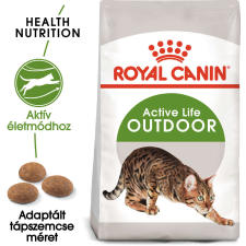 Royal Canin Outdoor - Szabadba gyakran kijáró, aktív felnőtt macska száraz táp 2kg macskaeledel