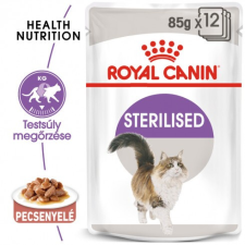 Royal Canin Sterilised Gravy 12x85g - ivartalanított felnőtt macska szószos nedves táp macskaeledel