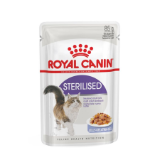 Royal Canin Sterilised Jelly 12x85g - ivartalanított felnőtt macska zselés nedves táp macskaeledel