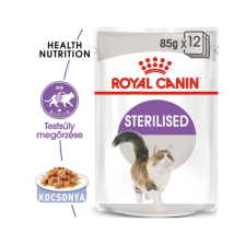Royal Canin STERILISED JELLY 12x85g - ivartalanított felnőtt macska zselés nedves táp macskaeledel