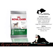 Royal Canin Száraz Kutyaeledel SHN Mini Sterilised Adult - 8kg kutyaeledel