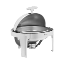 ROYAL CATERING Chafing edény - kerek - 6 L - 1 égőpaszta tartó edény