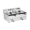 ROYAL CATERING Elektromos olajsütő - 2 x 16 l - Royal Catering - 230 V