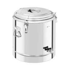 ROYAL CATERING Hőtartó edény - rozsdamentes acél - 35 L - leeresztő szeleppel edény