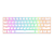 Royal Kludge RK61 RGB mechanikus angol billentyűzet Brown switch fehér (RK61-3)