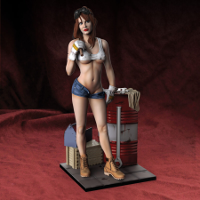  Royal Model Garage girl (75mm) (RM858) makett