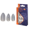 Royal Set 24 Unghii False ROYAL Prestige Collection, Glue-On Nail Tips, Keep Chic Stiletto, Adeziv Inclus