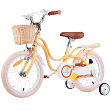 RoyalBaby Gyermek kerékpár RoyalBaby Little Swan retro 16" sárga gyermek kerékpár